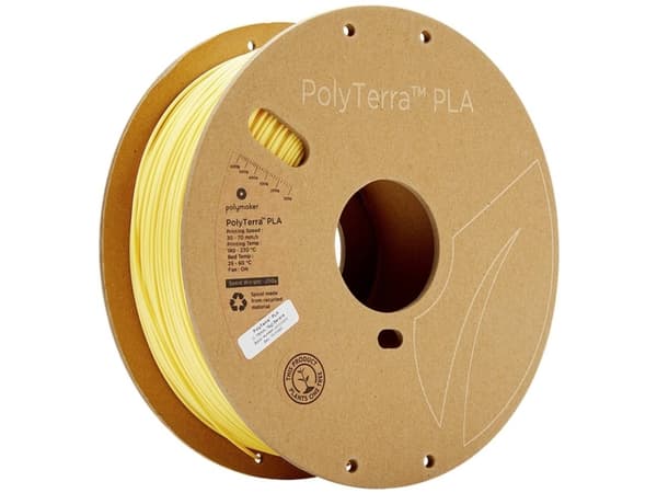 Poly Filament Polymaker PolyTerra PLA 1,75mm, 1kg - Banana}