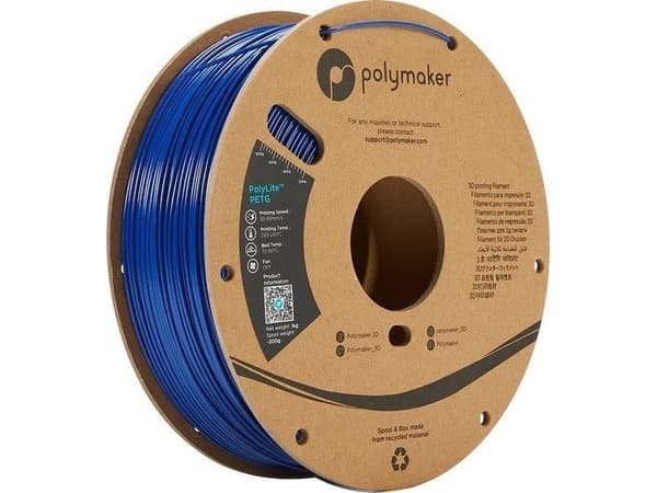 Poly Filament Polymaker PolyLite PETG 1,75mm 1kg - Blue}