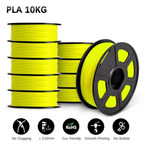 PLA Filament, 1,75MM Diameter, Ikke-giftig og lugtfri,PLA-Rød