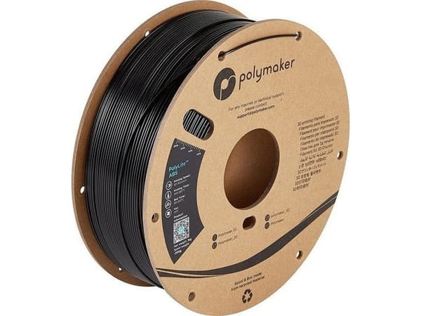 Poly Filament Polymaker PolyLite ABS 1,75mm 1kg - Black}