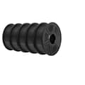 Miniatyrbillede 1 af 2: ABS Filament 1,75 mm, Optimal Udskrivningstemperatur 240-270°C, Ingen Bobler og Lav Lugt,SORT 5 stk.
