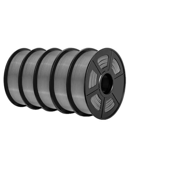 ABS Filamentti 1.75mm, Optimaalinen Tulostuslämpötila 240-270°C, Ei Kuplia ja Alhainen Haju,MUSTA 5 kpl