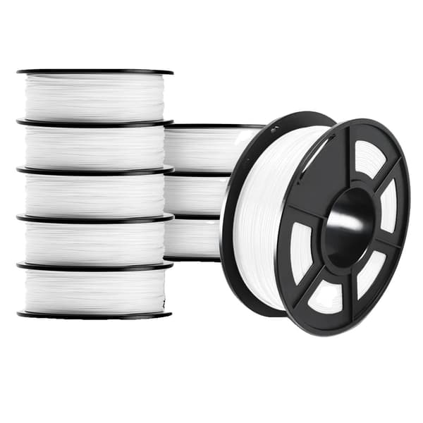 <SUNLU PETG 3D Filament, 1,75 mm Diameter, 1 kg Vikt, Exceptionell Hållfasthet>,PETG Klar 10