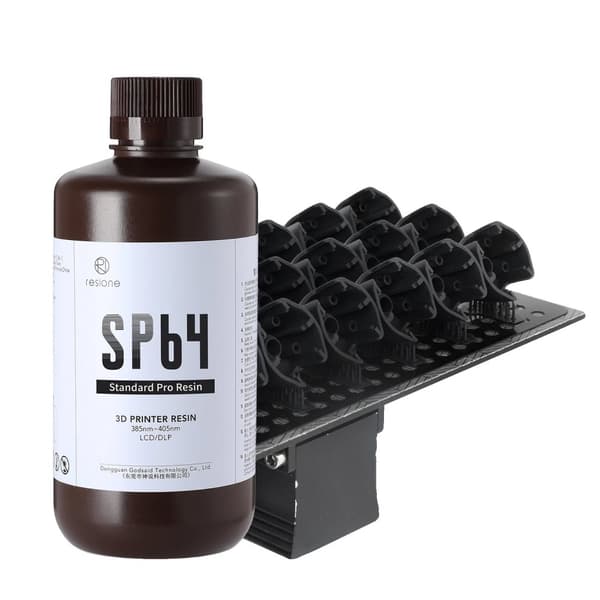 3D-printerharp, mat finish, skarpe detaljer,SP64-Fersken-1000G
