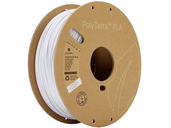 Poly Polymaker PolyTerra PLA 1,75mm 1kg - Marble White}