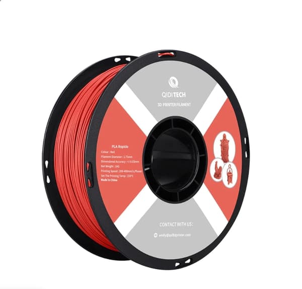 PLA Rapido Filament, 1,75 mm Diameter, Flera Färger, 1 kg x 3 st