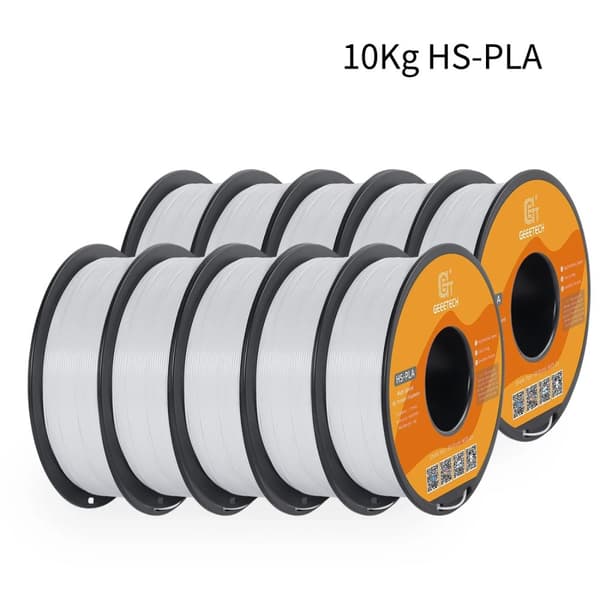 Hög hastighet PLA-filament, 1,75 mm diameter, 10 kg vikt,Röd