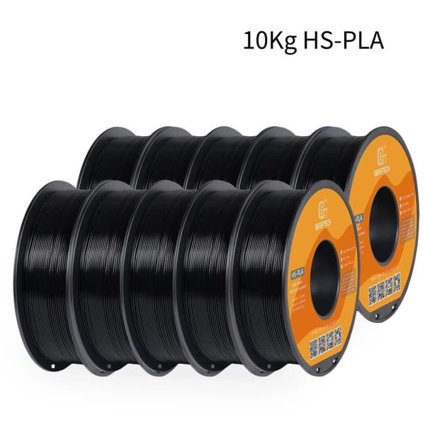 Hög hastighet PLA-filament, 1,75 mm diameter, 10 kg vikt,Röd