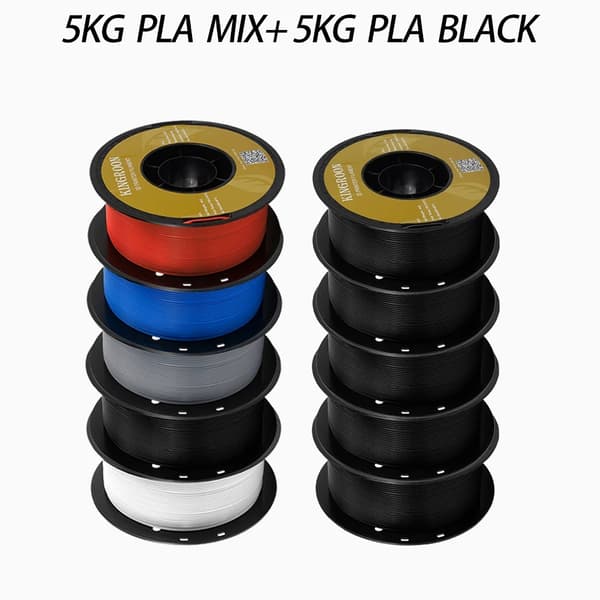 3D-skrivarfilament, 1,75 mm diameter, finns i 5 kg och 10 kg,10KG Vit PETG