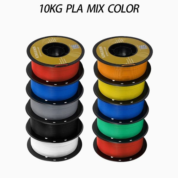 3D-skrivarfilament, 1,75 mm diameter, finns i 5 kg och 10 kg,10KG Vit PETG