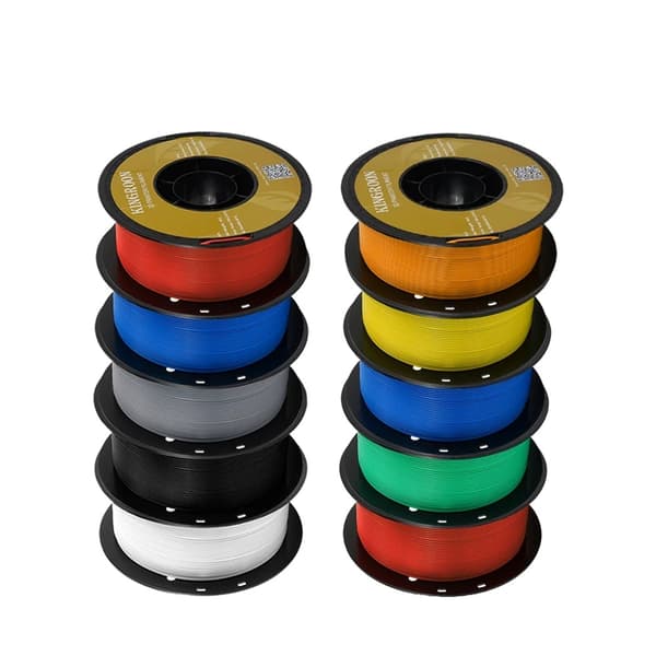 3D-skrivarfilament, 1,75 mm diameter, finns i 5 kg och 10 kg,10KG Vit PETG