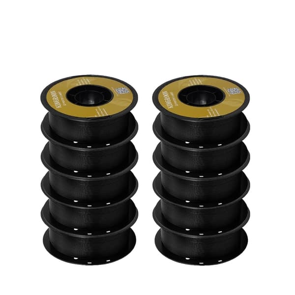 3D-skrivarfilament, 1,75 mm diameter, finns i 5 kg och 10 kg,10KG Vit PETG