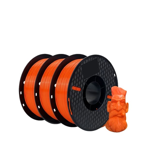 3D-printer filament, 1,75 mm diameter, kompatibel med flere farver,Grå-3KG