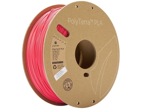 Poly Filament Polymaker PolyTerra PLA 1,75mm, 1kg - Rose}