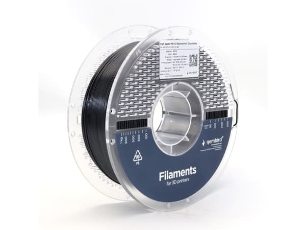 Gembird - Svart - 1 kg - svart - fargeboks - PETG-filament (3D)