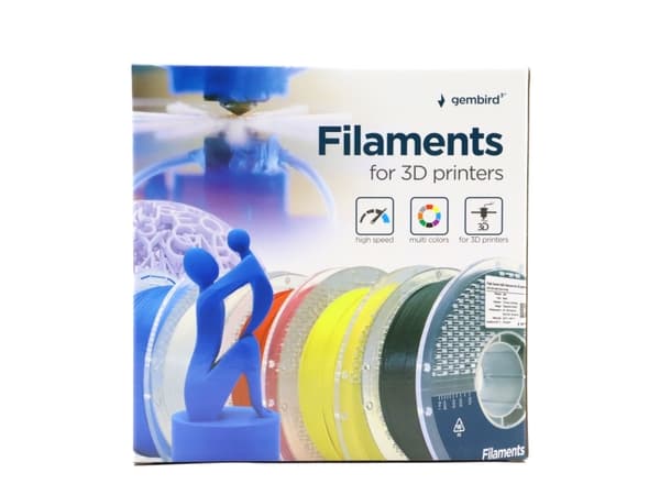 Gembird - Blå - 1 kg - 400 m - blå - fargeboks - ABS-filament (3D)