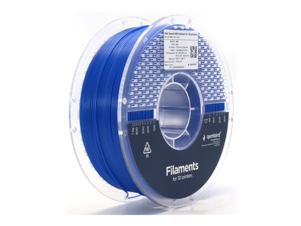 Gembird - Blå - 1 kg - 400 m - blå - fargeboks - ABS-filament (3D)