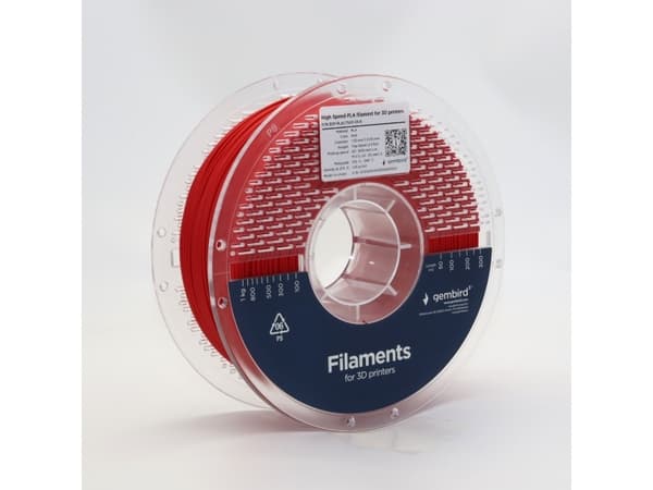 Gembird - Rød - 1 kg - 330 m - rød - fargeboks - PLA-filament (3D)