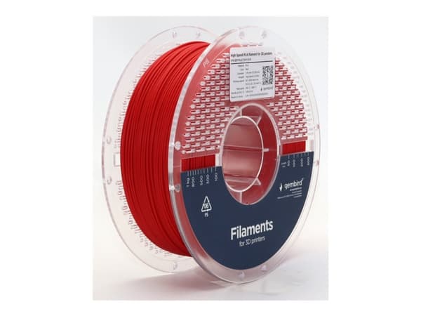 Gembird - Rød - 1 kg - 330 m - rød - fargeboks - PLA-filament (3D)
