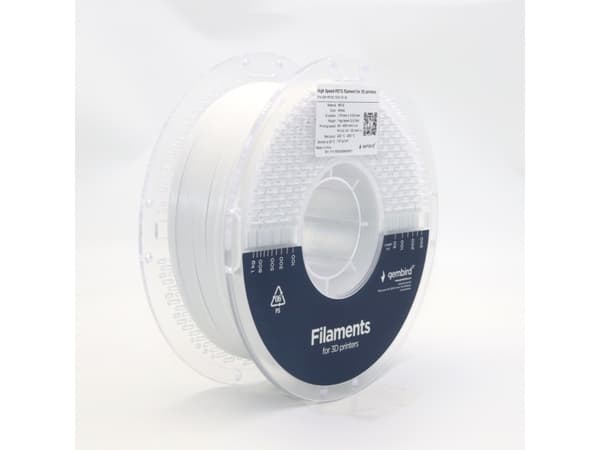 Gembird - Hvit - 1 kg - hvit - fargeboks - PETG-filament (3D)
