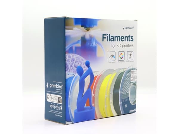 Gembird - Gul - 1 kg - gul - fargeboks - PETG-filament (3D)