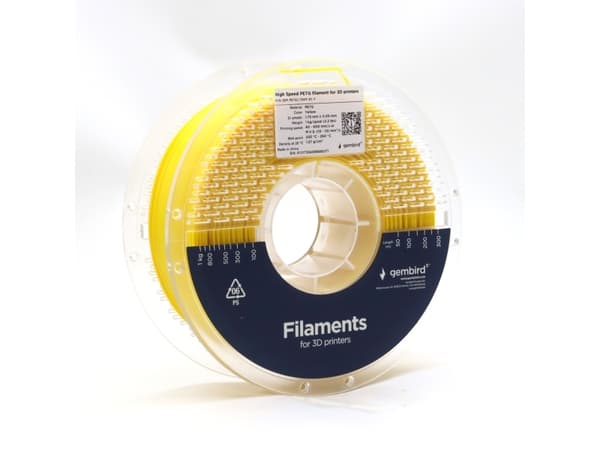 Gembird - Gul - 1 kg - gul - fargeboks - PETG-filament (3D)
