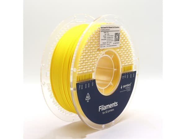 Gembird - Gul - 1 kg - 330 m - gul - färglåda - PLA-fiber (3D)
