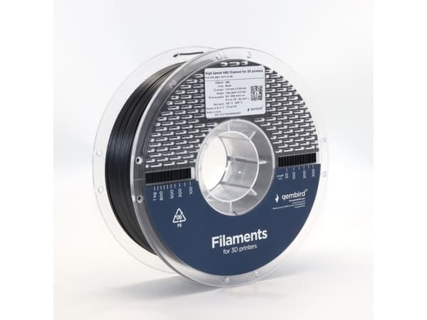 Gembird - Svart - 1 kg - 400 m - svart - färglåda - ABS-fiber (3D)