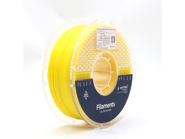 Gembird - Gul - 1 kg - 400 m - gul - fargeboks - ABS-filament (3D)