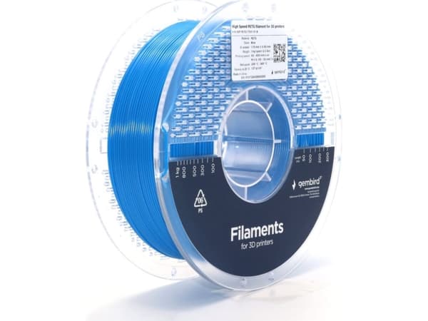 Gembird - Blå - 1 kg - blå - fargeboks - PETG-filament (3D)