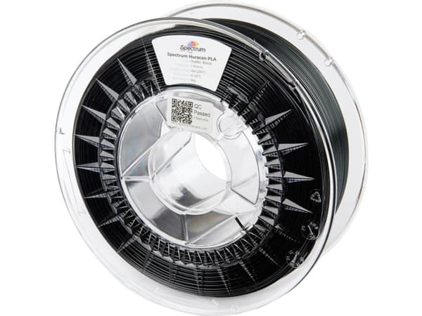 Spectrum Filaments 80930 Huracan PLA TRAFFIC BLACK Filament PLA-plast HighSpeed filament, Forhøjet extrusionsrate 1.75 mm 1000 g Sort 1 stk