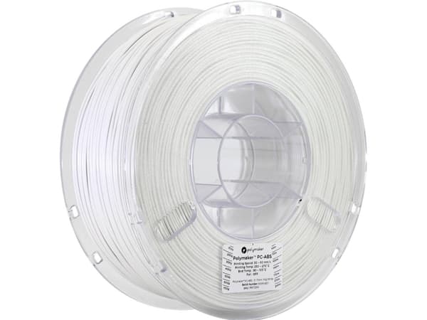 Polymaker PC04002 PC04002 Filament PC-ABS Varmebestandig, slagfast 1.75 mm 1000 g Hvid 1 stk