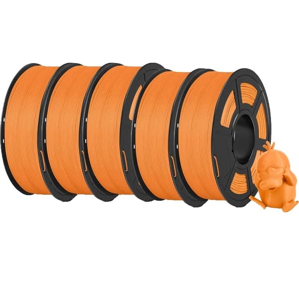 PLA Matte Filament, 1,75 mm Diameter, Miljøvenligt Materiale,MATTE Grå 5Rulle