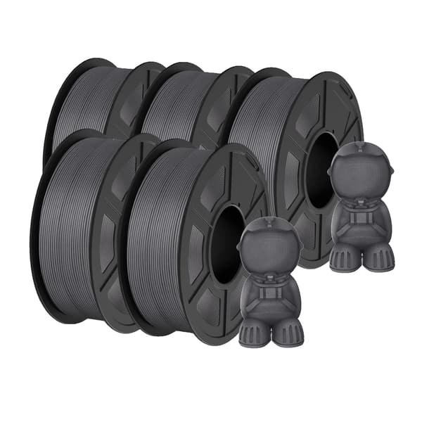PLA Matte 3D-printer filament, 1,1 kg vægt, glat printning,10WT