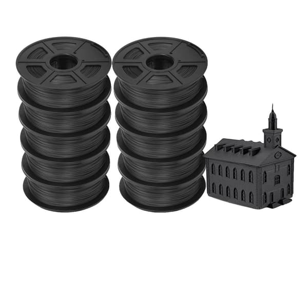 SUNLU 3D-tulostinfilamentti, 1,75 mm halkaisija, 10 kg paino,PLA VALKOINEN 10KG