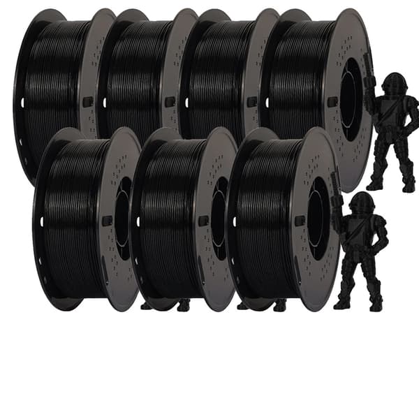 Musta HS-PETG filamentti, eri painovaihtoehtoja, korkea mittatarkkuus,HS-PETG 3KG