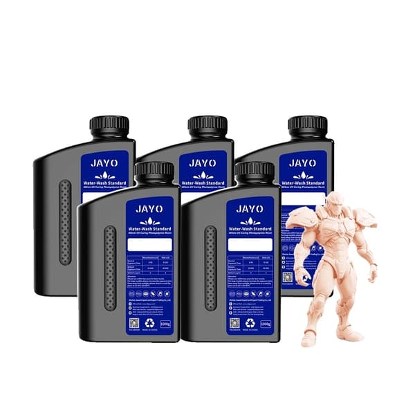 3D-skrivare Vattenlöslig Resin, Snabb härdning, Lätt doft,WW Svart 5