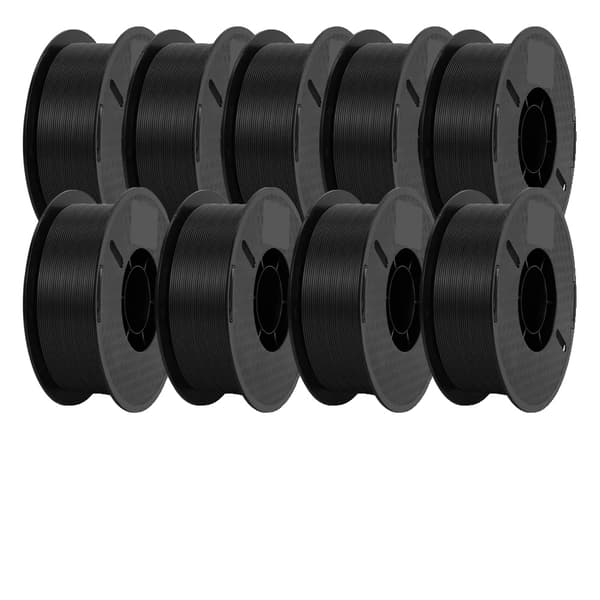 PLA 3D-skrivartillbehör, 1,75 mm diameter, ±0,03 mm tolerans,PLA SVART 11KG