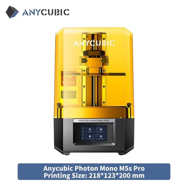 3D-printer, 150 mm/t hastighed, 218*123*200 mm byggevolumen,Photon Mono M5s Pro