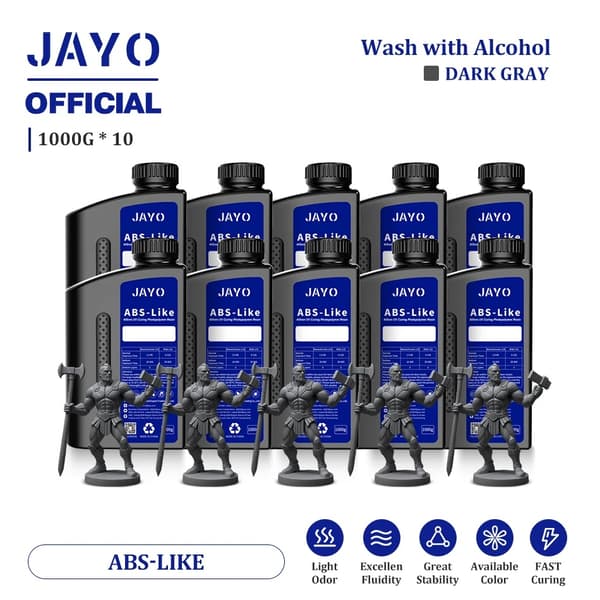 JAYO ABS-liknande harts, 1000G/flaska, Snabb härdning,AL 5DG 5BG