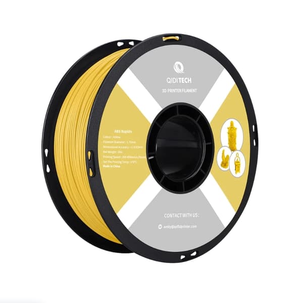 ABS 3D-printfilament, 1,75 mm diameter, 1 kg pr. styk, 3 farver inkluderet