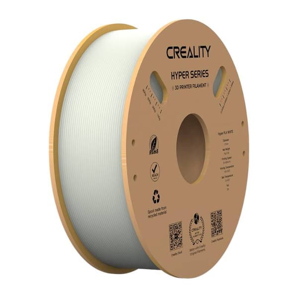 Hyper PLA Filament Creality (hvit)