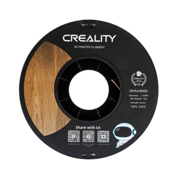 CR-PLA Trefilament Creality (hvit furu)