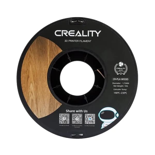 CR-PLA Trefilament Creality (hvit furu)