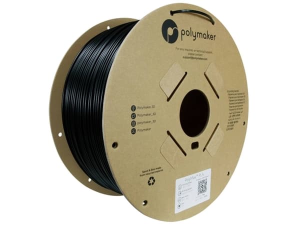 Polymaker PA06027 Filament Tough PLA slagfast 2.85 mm 3000 g Sort PolyMax™ 1 stk