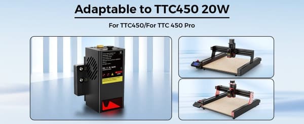 TwoTrees TC20 Laser Modul til TTC450 Pro