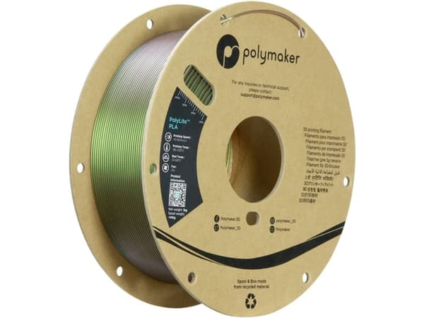 Polymaker PA02086 Starlight Filament PLA muovi Monivärinen, Värinmuutos 1,75 mm 1000 g Starlight Meteor PolyLite™ 1 kpl