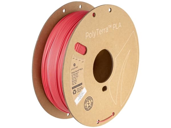 Polymaker PA04017 Dual Filament PLA-plast med lavere kunststofindhold, Mat 1.75 mm 1000 g Flamingo , Pink, Rød PolyTerra™ 1 stk