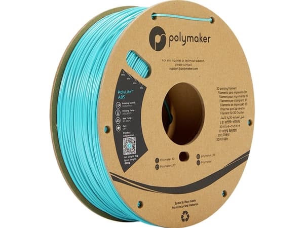 Poly Filament Polymaker PolyLite ABS 1,75mm 1kg - Teal}
