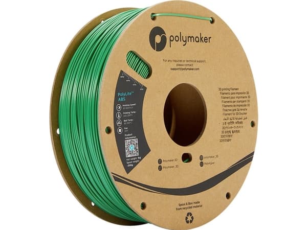 Poly Filament Polymaker PolyLite ABS 1,75mm 1kg - Green}